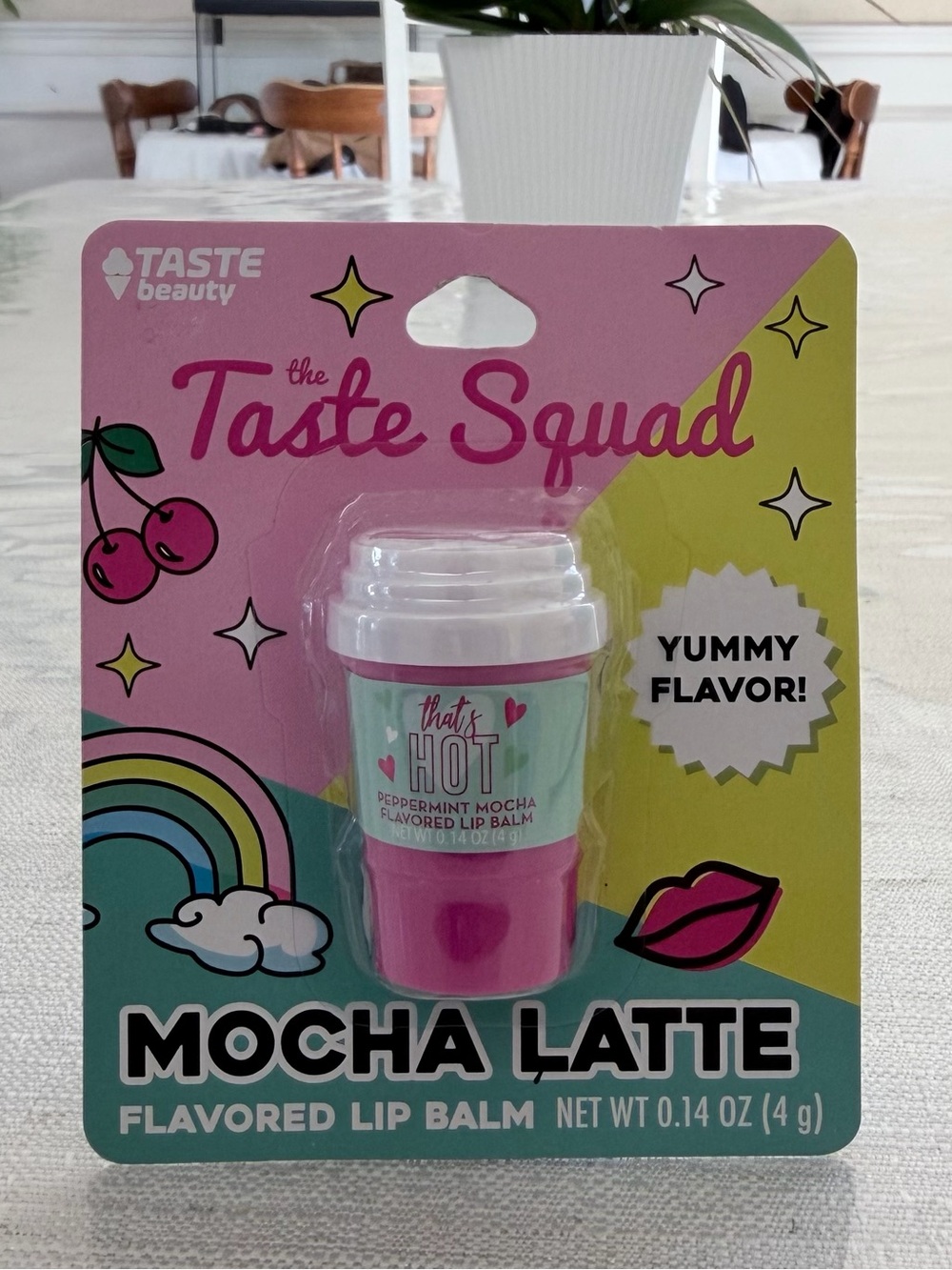 Taste Beauty The Taste Squad Mocha Latte Peppermint Mocha Lip Balm - Pink